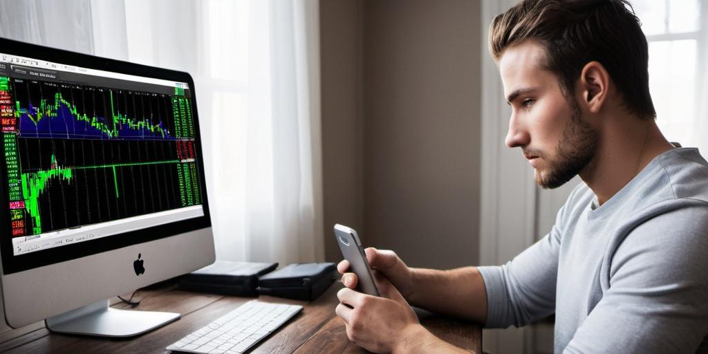 man tarding crypto binary options